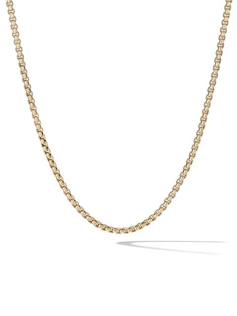 DAVID YURMAN Women's Box Chain Necklace in 18K Yellow Gold, 3.6MM - Gold