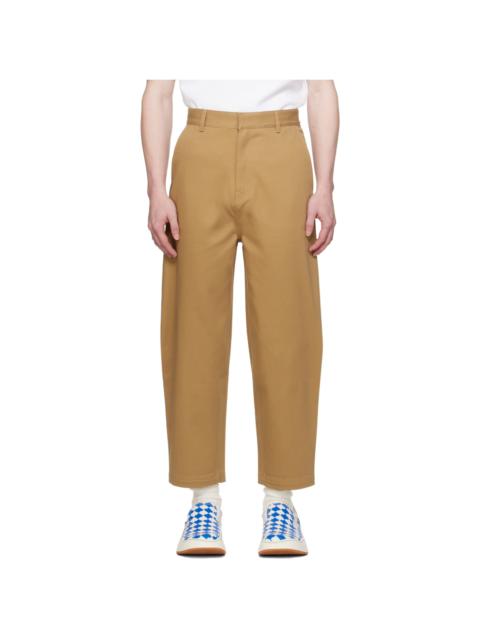 ADER error Tan Tag Trousers