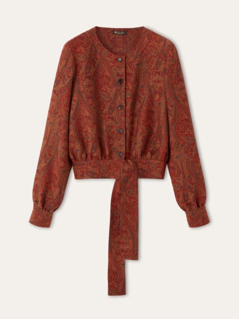 Loro Piana Ebony Blouse