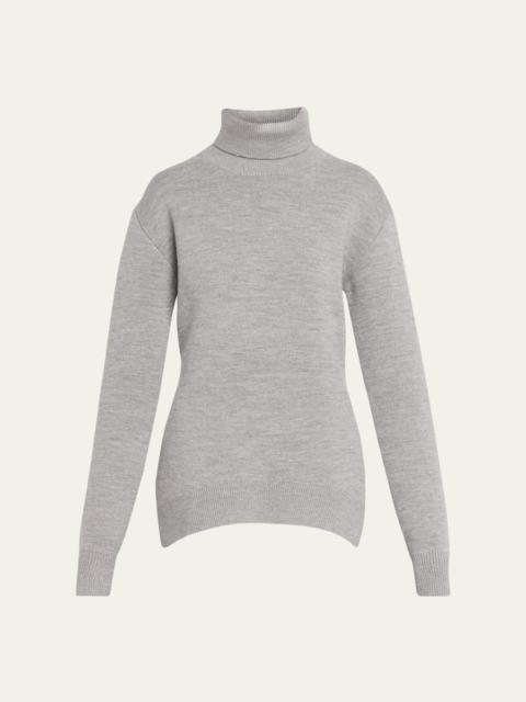 TOTEME Double-Knitted Turtleneck Sweater