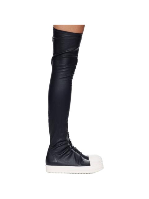 Rick Owens Black Tower High Stocking Sneaks Sneakers
