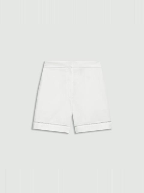Theory Eyelet Short in City Poplin