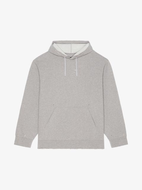 Givenchy CUT & SEWN HOODIE IN FLEECE