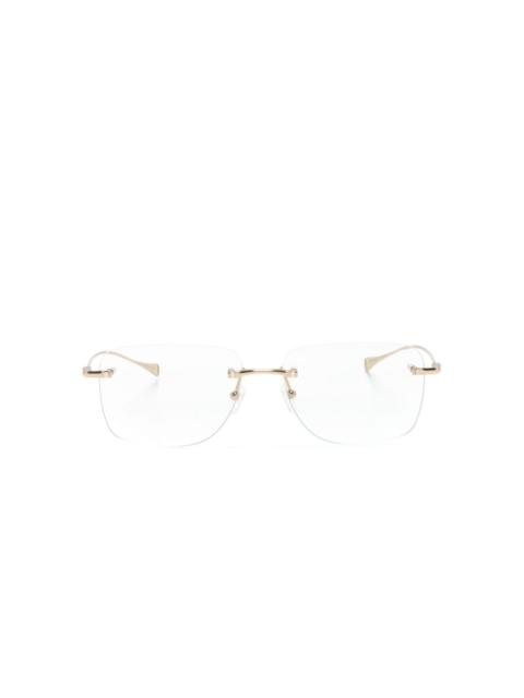 DITA frameless titanium glasses