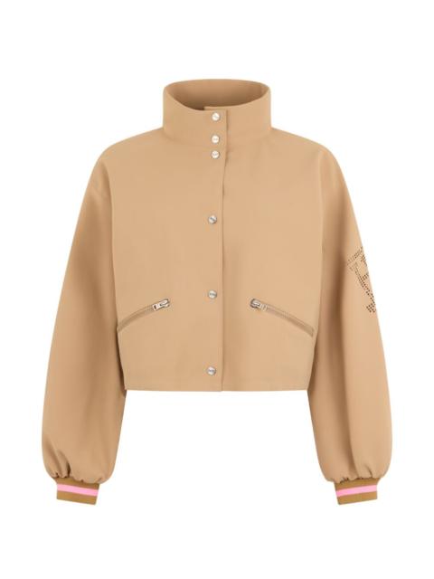 Herno high-neck cropped jacket