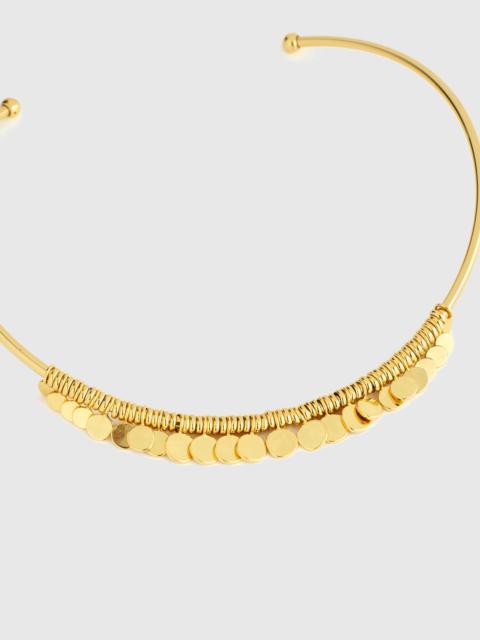Madewell Coin Cluster Wire Choker Necklace