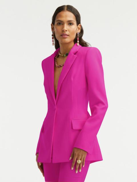 Oscar de la Renta BUTTON FRONT BLAZER