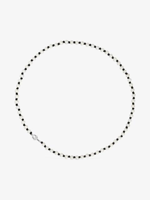 TOUS 50 cm black nylon necklace with cultured pearls TOUS MANIFESTO