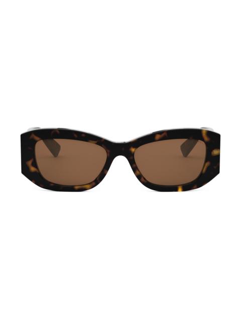BVLGARI Women's Roma 54MM Geometric Sunglasses - Brown Havana Tan