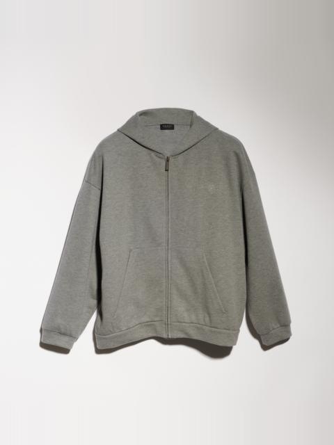 GUCCI Cotton cashmere jersey zip jacket