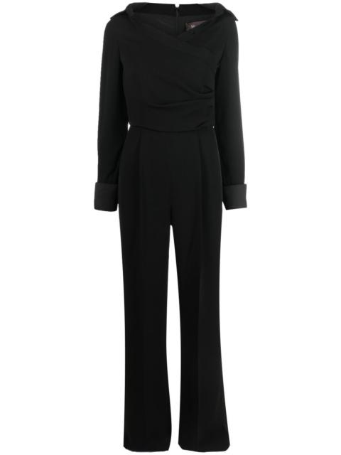 Max Mara tailored draped-detail jumpsuit