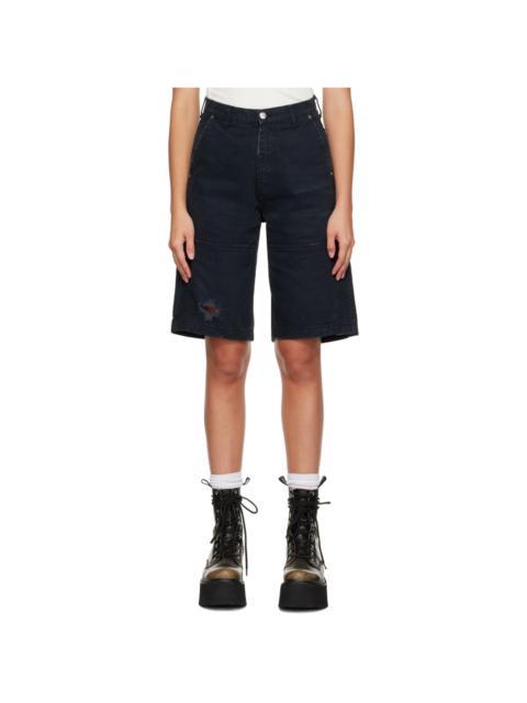 Rhude Black Painter Shorts