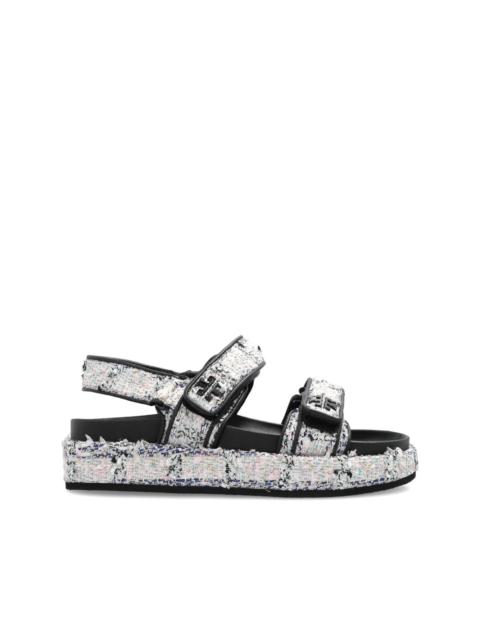 TORY BURCH logo-detail strap sandals