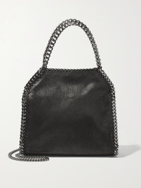 Stella McCartney The Falabella Mini Faux Brushed-leather Shoulder Bag
