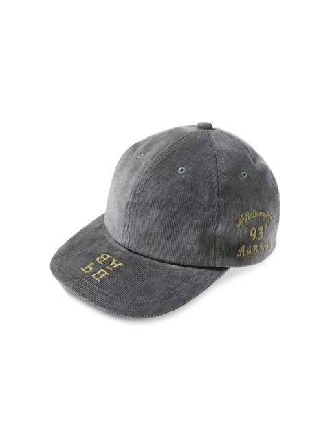 BAPE Corduroy Panel Cap 'Grey'