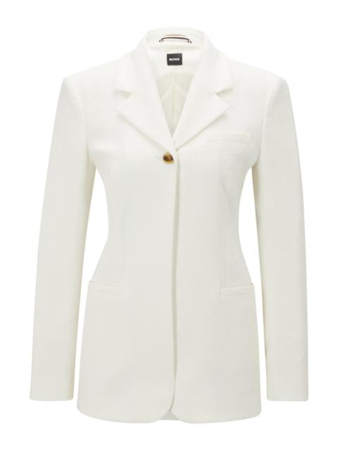 BOSS SLIM-FIT JACKET IN A COTTON BLEND
