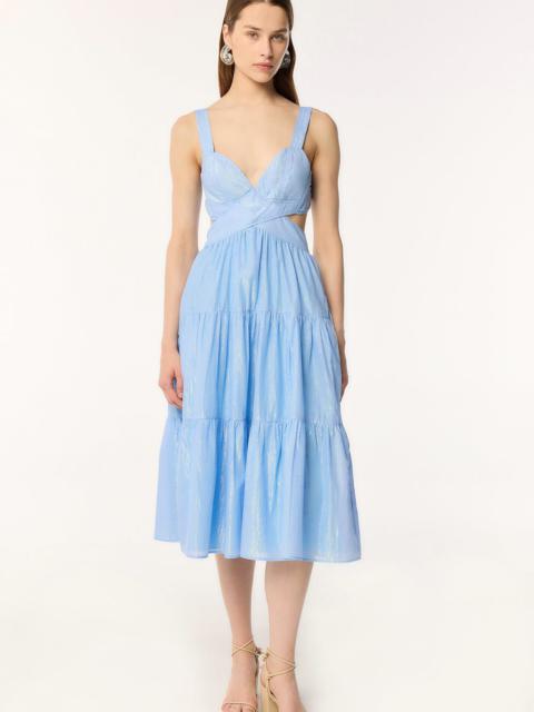 Poupette St Barth Long Dress Coco - Light Blue