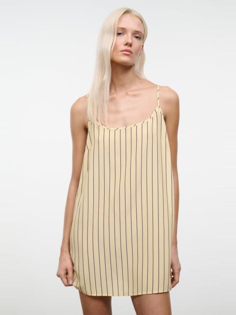 STAUD STAUD IRENA SILK DRESS MONDAY STRIPE