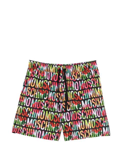 Moschino floral-print swim shorts