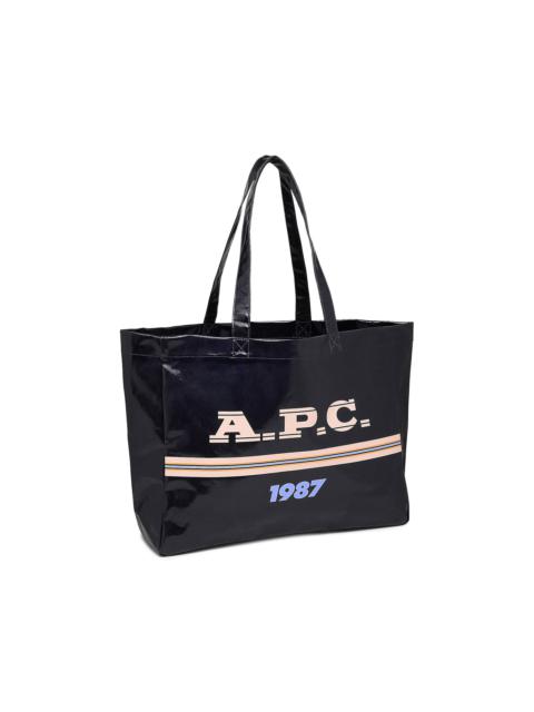 A.P.C. Diane Shopping Bag 'Blue/Black'
