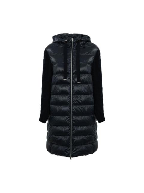 Herno LONG WOOL SLEEVE PUFFER JACKET