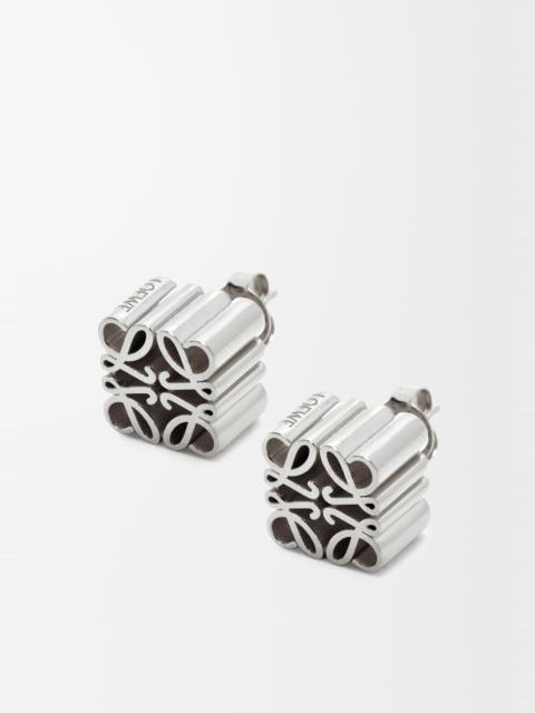Loewe Anagram stud earrings in sterling silver