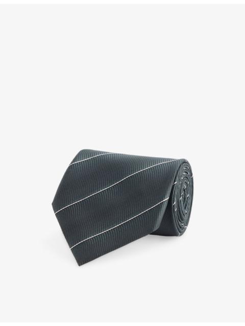 TOM FORD Horizontal Stripe Silk Tie