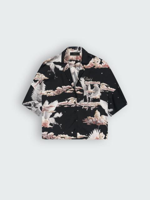 AMIRI ALL OVER PEGASUS BOWLING SHIRT
