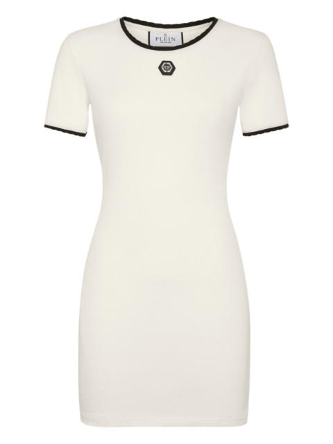 PHILIPP PLEIN stretch-cotton dress