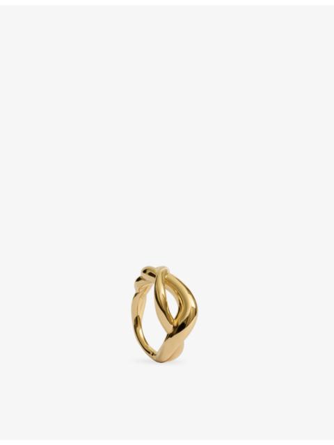 MONICA VINADER Ochre 18ct Yellow Gold Vermeil Ring