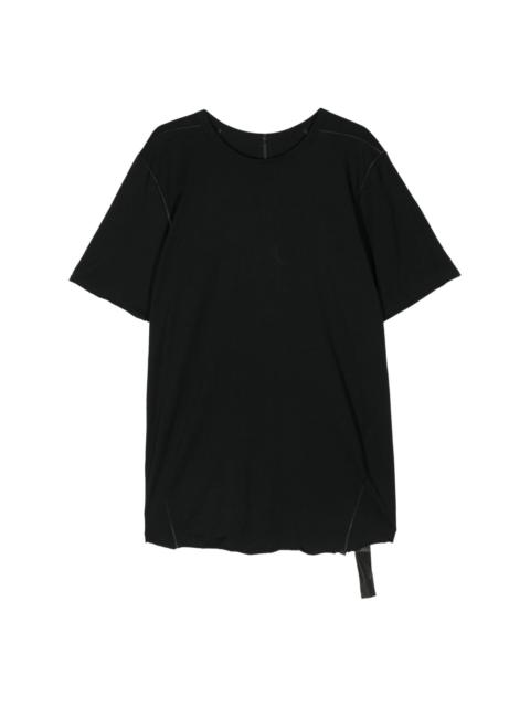 strap-detailing organic cotton t-shirt