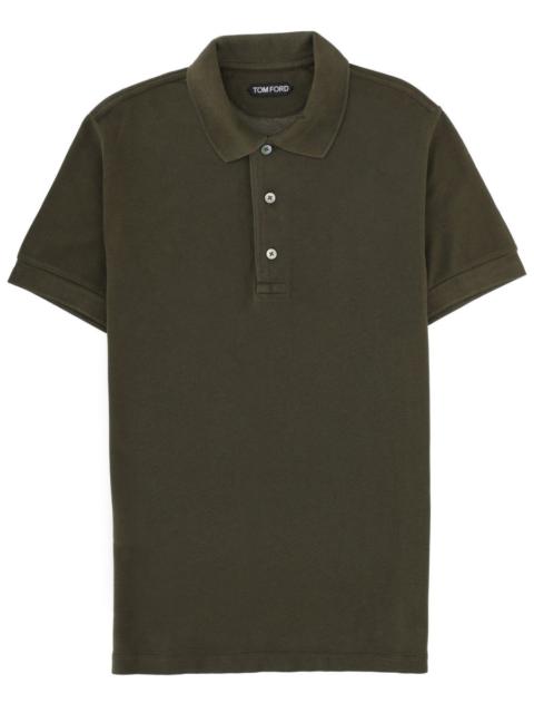 TOM FORD Tom Ford Men's Lyocell and Cotton Polo Shirt