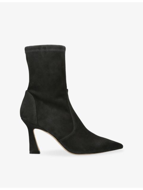 Stuart Weitzman Vinnie 85 Suede Ankle Boots
