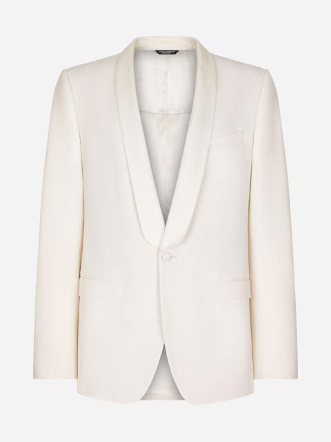Dolce & Gabbana Single-breasted stretch wool Sicilia-fit jacket