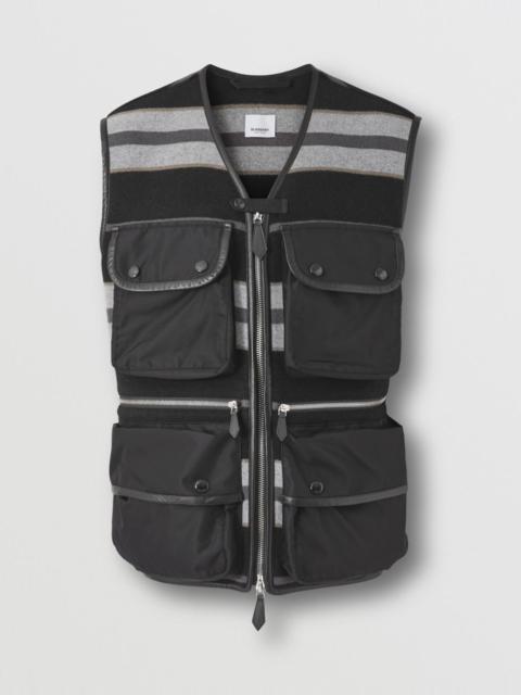 Burberry Striped Wool Gilet