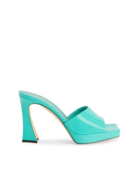 Giuseppe Zanotti Solhene 100mm platform leather sandals