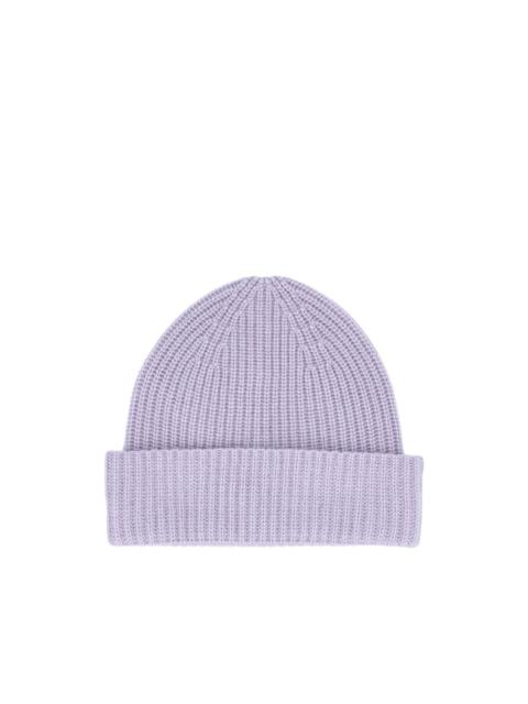 Loro Piana ribbed beanie hat