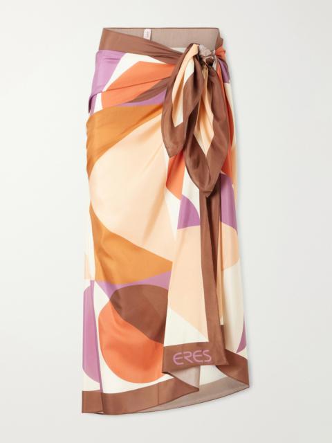 ERES Luisa Printed Cotton And Silk-blend Sarong