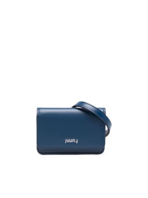 JUUN.J logo-lettering leather belt bag