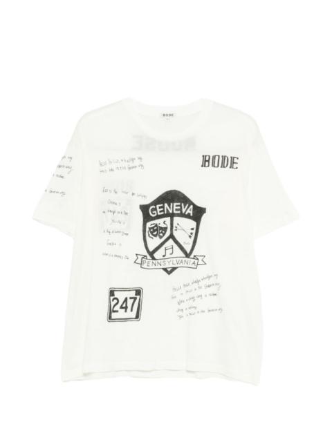 BODE Camp Crest graphic-print  T-shirt