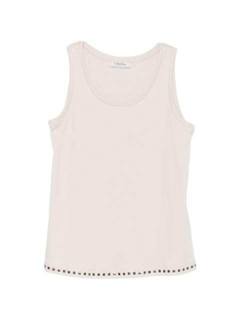 'S Max Mara stud-embellished sleeveless top