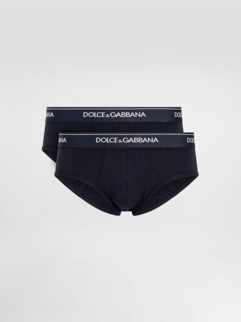 Dolce & Gabbana Two-pack Brando briefs in stretch cotton