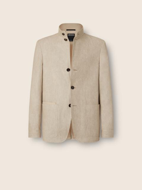 ZEGNA OASI LINO IL CONTE JACKET