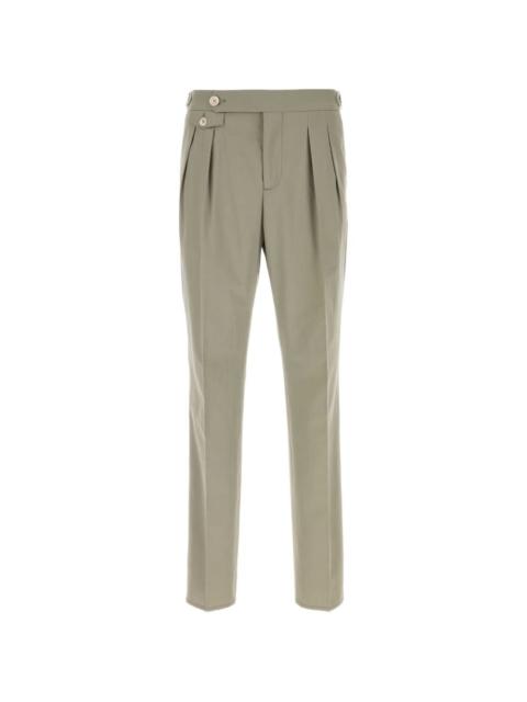 Brunello Cucinelli pleated cotton trousers