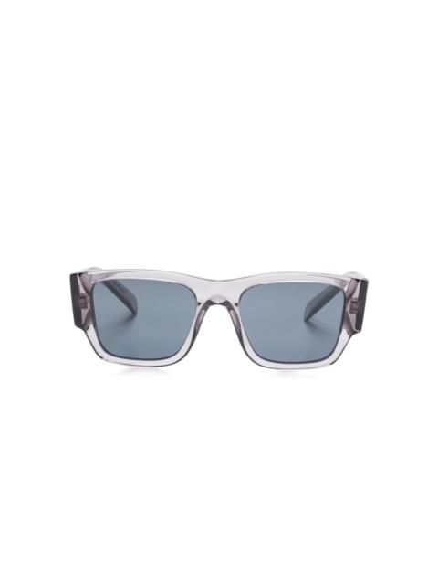Prada enamel triangle logo sunglasses