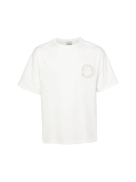 Etro Pegaso-embroidered cotton T-shirt