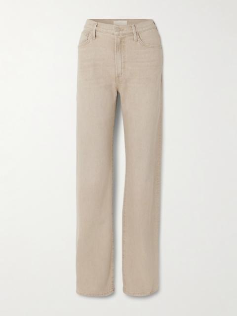 MOTHER The Dodger Sneak Mid-rise Straight-leg Jeans