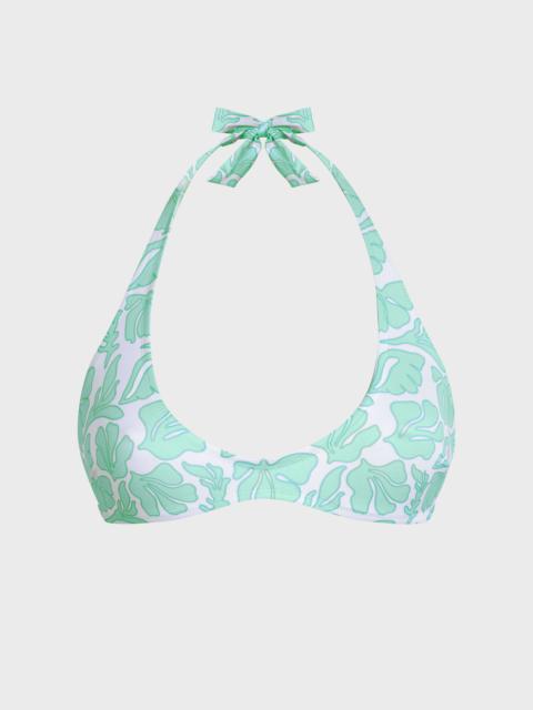 Vilebrequin WOMEN ROUND NECKLINE BIKINI TOP SEASHELLS