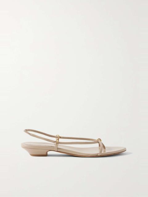 KHAITE Marion leather sandals