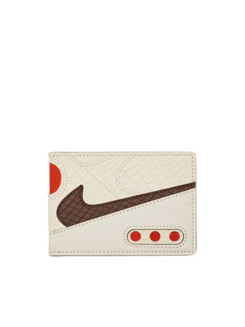Nike Air Max 90 snake-effect card holder
